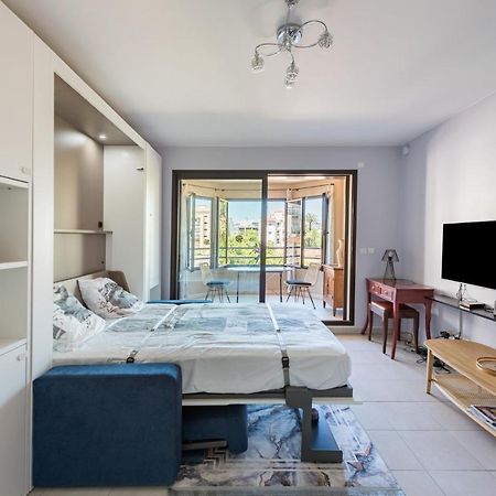 Beau Studio Veranda A Deux Pas De La Mer - Parking Inclus 주앙레핑 외부 사진